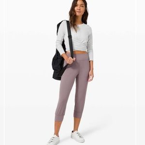 NWT Lululemon Align Jogger Crop Lunar Rock Size 2